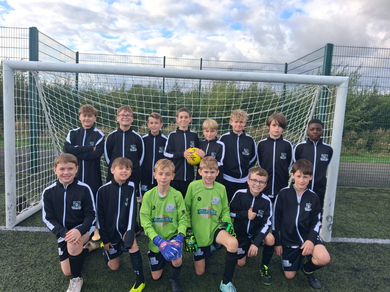 Under 11's Hawks team photo