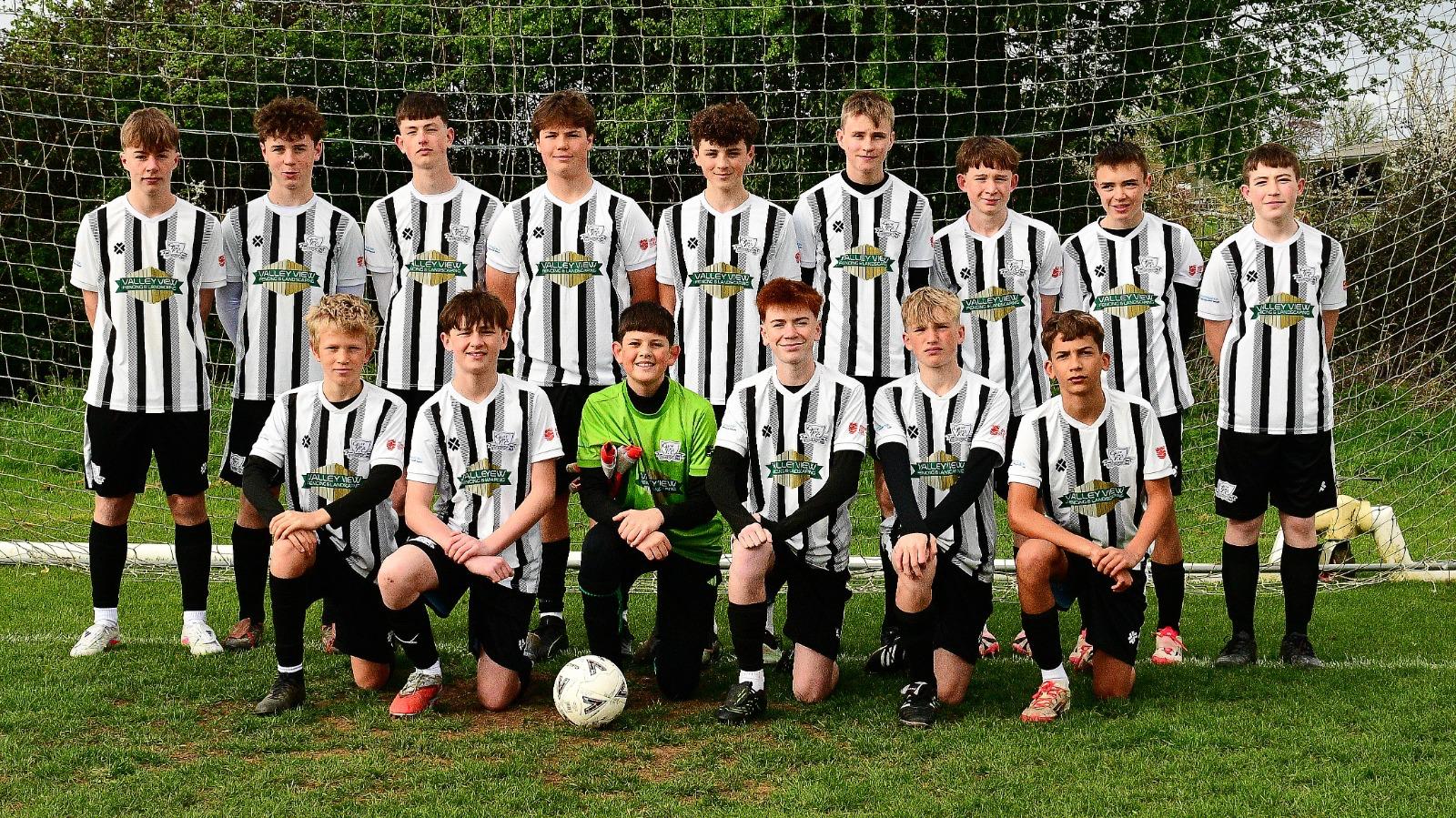 Under 15's Spartans team photo